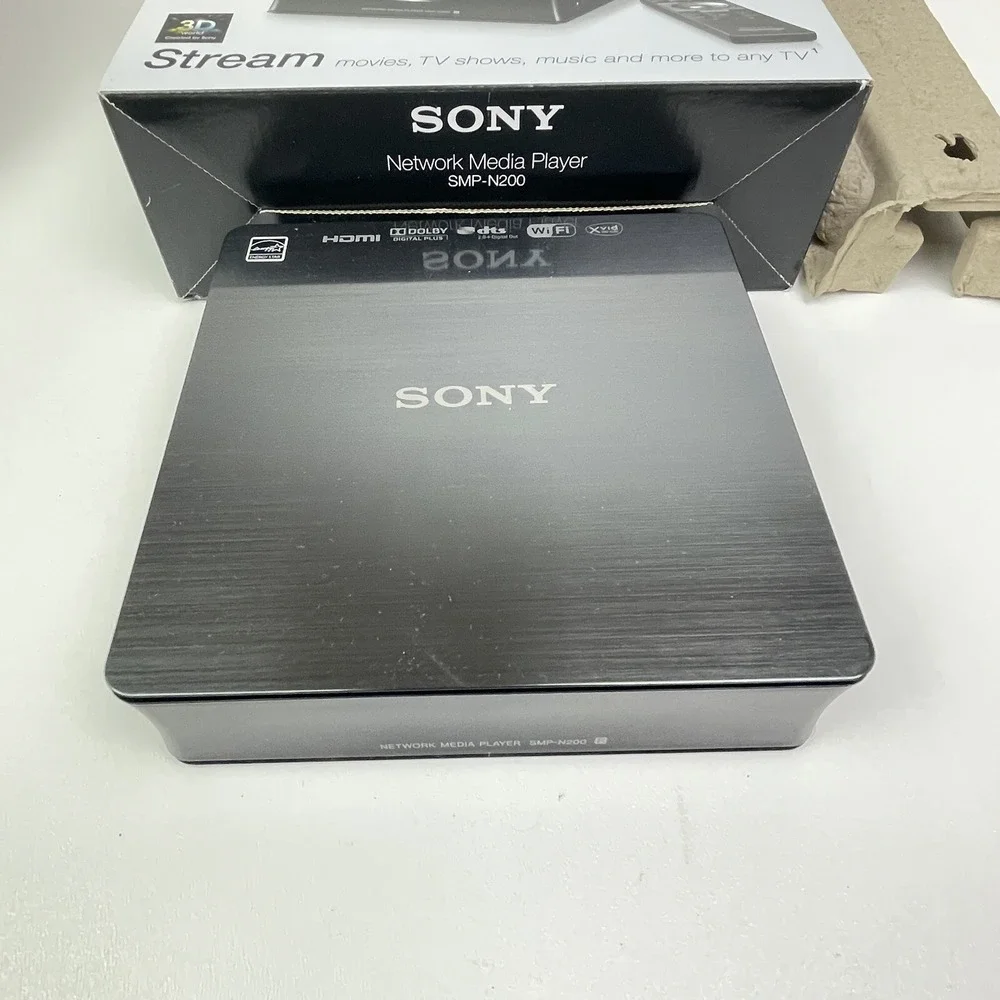 Sony SMP N200 Network Media Player Connection Cord Box No Remote